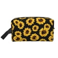 thumbnail image 2 of Uemuo Sunflower 6 Pattern Portable Toiletry Bags with Handle, Waterproof travel Make up Bags for Women, Large Capacity Travel Cosmetic Bags, 2 of 9