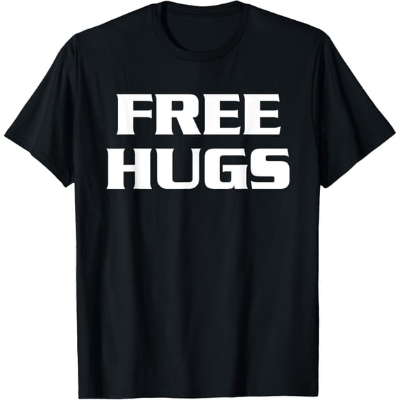 black Shirt Free Hugs T-Shirt