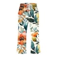 thumbnail image 3 of Aboser Plus Size Capri Pants for Women Casual Summer Clearance Linen Capri Lounge Pants Trendy Tropical Graphic Skimmer Pants Cropped Trousers, 3 of 4
