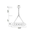 thumbnail image 3 of CWI Lighting Arya 45 Light Contemporary Metal Chandelier in Satin Gold, 3 of 5