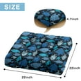 thumbnail image 5 of Tropical Marine Life Floor Pillow Oversized 24" Square Meditation Seat, Sunlight-Activated Fluffy Filling, Skin-Friendly Fabric for Long Sitting Sessions, Boho Home Decor, 5 of 5