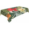 thumbnail image 3 of Plant Leaf Floral Foliage Palm Tablecloth Decor Tropical Jungle Palm Table Cloth Dining Room Kitchen Table Cover 60" X 84" Oblong/Rectangle, 3 of 6