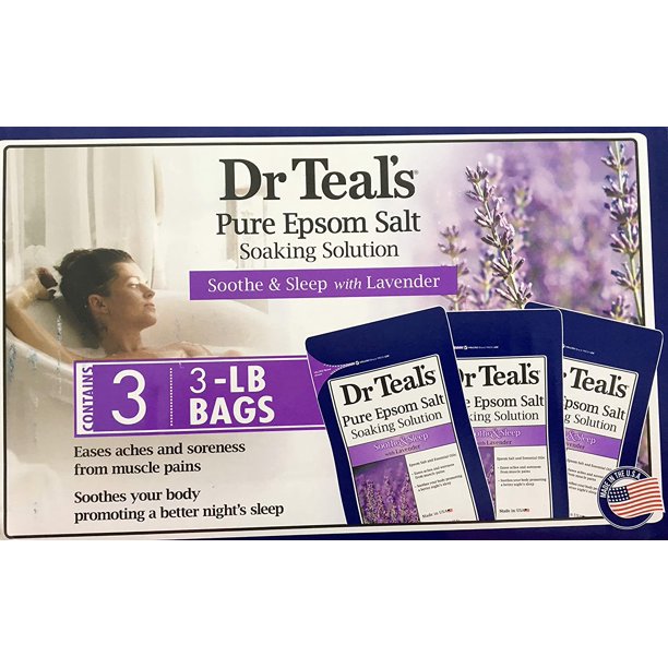 Dr Teals Pure Epsom Salt Soothe And Sleep Lavender Soaking Solution 3