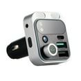 thumbnail image 1 of Car Bluetooth Fm Transmitter Modulator Handsfree Call Adapter Car Aux Charger Player Usb Dual Mp3 Kit Audio Music Accessories, 1 of 1