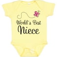 thumbnail image 3 of Inktastic Worlds Best Niece Girls Baby Bodysuit, 3 of 5