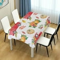 thumbnail image 7 of 60"x60" Thanksgiving Pumpkin Tablecloth, Waterproof Washable Polyester Square Table Cover, Durable Tablecloth for Kitchen Dining Table Party Decor, 7 of 7