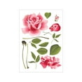 thumbnail image 2 of Xloro Removable Rose Wall Stickers DIY Flower Decals for Home Decor Creative PVC Wall Art Easy Peel and Repositionable Floral Decoration (1Pc 20"x28"), 2 of 7