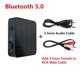 thumbnail image 1 of Receptor y transmisor de audio Bluetooth V5.0 con conector RCA de 3,5 mm y entrada auxiliar USB para música estéreo, adaptadores inalámbricos para coche, TV, MP3 y PC., 1 of 6