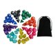 thumbnail image 3 of Juego de Dados Poliédricos perfke 56 Uds Juguetes de Enseñanza de Matemáticas de Colores, 3 of 9