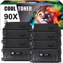 Cool Toner Compatible Toner Replacement for HP CE390X LaserJet Enterprise M4555 MFP series LaserJet Enterprise 600 M602 series 600 M603n M603dn Printer Ink (Black,6-Pack)