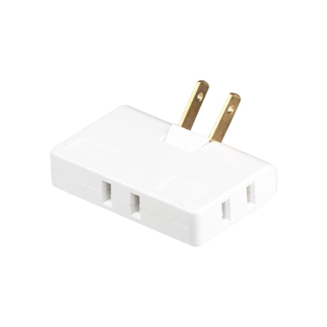 Agiferg Multi-head Plug Into One-turn Split-head Variational Converter Three-term Two-claw Flat-foot Plug-in Triangular Socket Two Holes Long And Empty