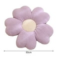 thumbnail image 3 of Homerr Cushion Floor Pillow Cherry Blossom Petal Shape Seat Cushion Decorative Plush Pillow for Sofa Floor Use, 3 of 9