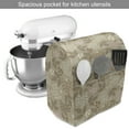 thumbnail image 2 of Floral Stand Mixer Cover, Vintage Leaves Daisy Silhouettes Ornate Environment Elements Romantic Pattern, Kitchen Appliance Organizer Bag Cover with Pockets, 5 Quarts, Tan Pink Cream, by Ambesonne, 2 of 4