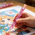 thumbnail image 3 of Glitter Diamond Art Painting Pens with 12 Tips, Mosaic Art Pen Kit, Comfort Grip for Beads Crafts, gift for crafter hobbyists, also for nail art & jewelry crafts, 3 of 6
