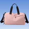 thumbnail image 4 of LHNFT Duffel Bag Weekender Bags for Women Shoe Compartment & Wet Pocket Overnight Carry On Bag Water-resistant Travel Sport, 4 of 6