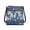 Blue-Butterfly, variant on Snowman Rose Printed Crossbody Purses with Anti-Theft Pocket Leather Shoulder Handbag Lightweight Cross Body Sling Purse for Party, Gray
