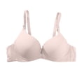thumbnail image 4 of ATENAR Womens Bras,Push Up Bra,Bras for Women,Comfort Fit,Soft,Solid,Polyester,Khaki,L, 4 of 4
