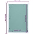 thumbnail image 4 of vidaXL Access Panel with Aluminium Frame and Plasterboard 400x600 mm, 4 of 5