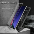 thumbnail image 6 of Fintie Shockproof Case for Samsung Galaxy Tab S10 Plus 2024/ S9 Plus/ S9 FE Plus 12.4 Inch 2023, Tuatara Rugged Unibody Hybrid Full Protective Bumper Kickstand Cover Built-in Screen Protector, Black, 6 of 11