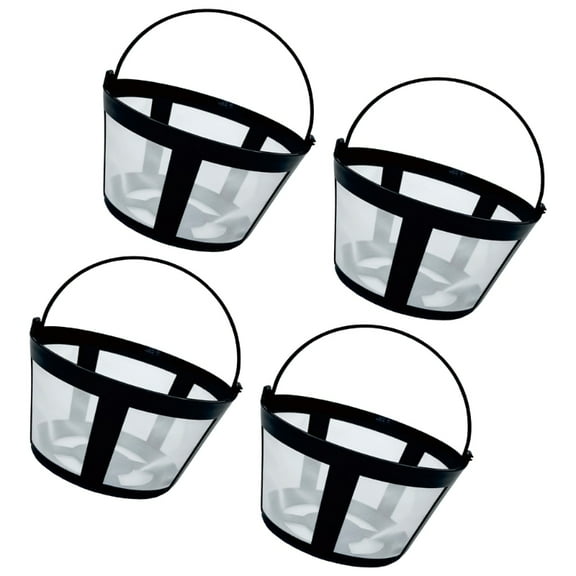 Set of 4 Permanent Nylon Coffee Filter Strainer Device Suitable for 12 Cup Maker