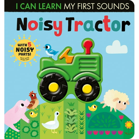 Pre-Owned Noisy Tractor: With 5 Noisy Parts and an On/Off Switch on the Back Cover! (Board book) 1680106694 9781680106695