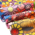 thumbnail image 7 of Richie House Girls Multi Color Floral Patterned Stretch Pants 6/7, 7 of 7