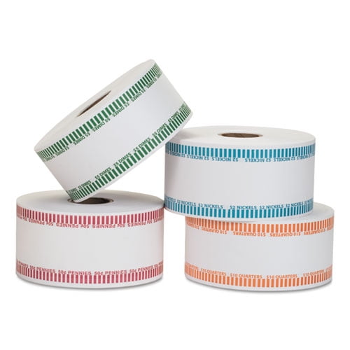 Automatic Coin Rolls, Dimes, $5, 1900 Wrappers/Roll Automatic Coin Rolls, Dimes, $5, 1900 Wrappers/Roll