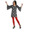 thumbnail image 3 of Moomaya Kimono Sleeve Mini Kurta Summer Tunic Printed Short Kurtis For Women, 3 of 5