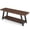 Walnut, variant on TUAREX Long Wood Bench, 43" Modern Farmhouse Entryway Bench, Wood End of BedBench, with Storage Shelf, Indoor Entry Way Shoe Benches Seat, Walnut