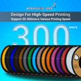 thumbnail image 2 of ATARAXIA ART Black PETG Filament 1.75mm, 3D Printer Printing Filaments,1Kg/2.2lb Tidy Wounded Spool, Dimensional Accuracy +/-0.02mm, With Filament Storage Bags, Pantone Match Fit Most FDM 3D Printer, 2 of 12