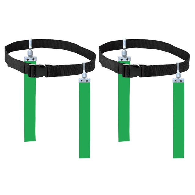 CSChome Youths Flag Football Belts Adjustable Flag Football Belts - 2Pcs, Vibrant Color, Soft, Wear-Resistant, Widely Used, Thickened Webbing Waist Flags