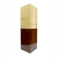 thumbnail image 2 of 6.75" X 6.75" X 24" Natural Wood Bamboo Vase with Tones, 2 of 2