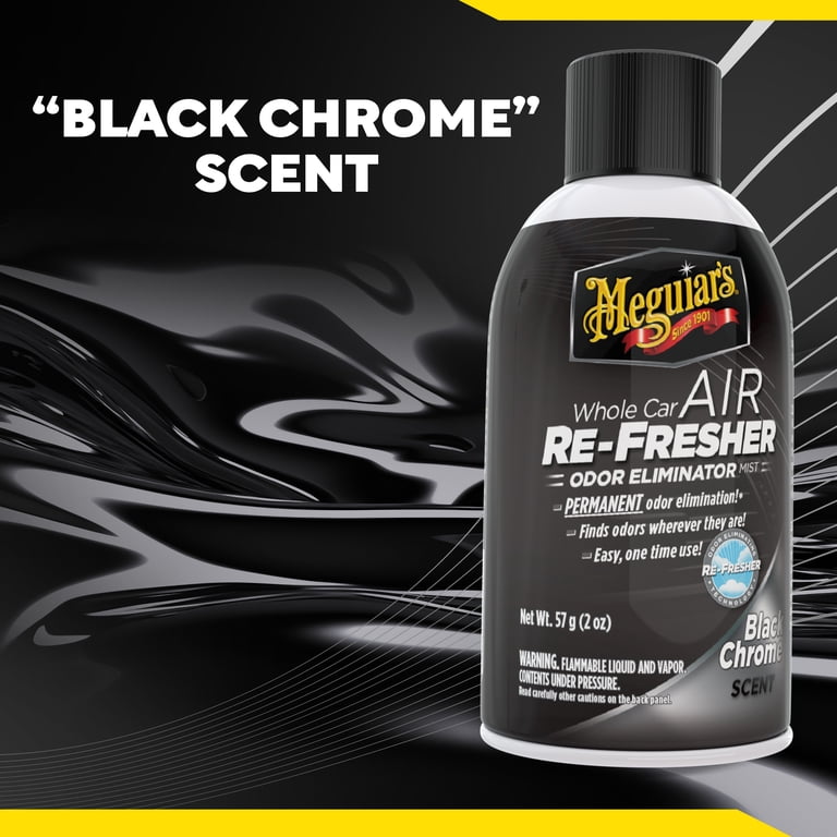 Meguiar's Whole Car Air Re-Fresher, Black Chrome, 2 oz photo 4