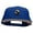 Royal, variant on The Perfect Shot Embroidered Superior Cotton Twill Flat Bill Snapback Prostyle Cap - White OSFM