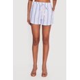 thumbnail image 3 of Women's High Waisted Striped Casual Shorts, 3 of 4