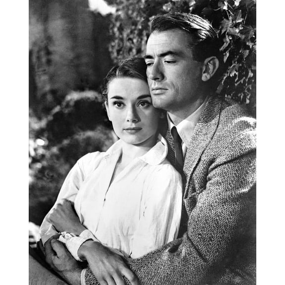 Audrey Hepburn & Gregory Peck Or Roman Holiday 24x36 Classic Hollywood Poster