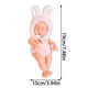 thumbnail image 3 of Muñecas de vinilo suaves para recién nacidos de 7,48 pulgadas con conjunto de ropa que incluye chupete, muñeca realista de aspecto real., 3 of 7