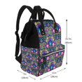 thumbnail image 2 of Fuzoiu Roosters 1 Print Diaper Bag Backpack,Baby Essentials Travel Tote,Multi function Waterproof Diaper Bag, Travel Essentials Baby Bag - Unisex, 2 of 6