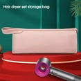 thumbnail image 3 of Hair Dryer Storage Bag High Capacity Waterproof Portable Faux Leather Hair Curler Organizer for Dyson, 3 of 8