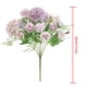 thumbnail image 2 of Decoración floral para el hogar Ramo de flores de rosas artificiales Boda Ramo de flores falsas de tela de seda nupcial, Morado claro Eigraketly HA6621-01B, 2 of 6