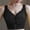 Black, variant on Womens Plus Size Bra Lace Padded Underwire Plunge FloralGathering Deep V Bras for Women Comfortable Wireless Padded Bras