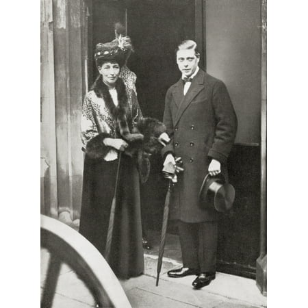 The Prince Of Wales Later King Edward Viii With Queen Alexandra At The Christening Of Lady Patricia Ramsays Son Edward Viii Edward Albert Christian George Andrew Patrick David Later The Duke Of Windso