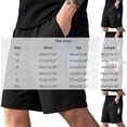 thumbnail image 3 of Umfun Men's Sporty Side Panel Athletic Shorts with Elastic Drawstring Waist - Lightweight Quick Dry Running Shorts for Gym Training & Casual Daily Wear, 3 of 8