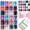 A, variant on 576PCS Press on Nails Set, 24 Colors Press on Nails Short Square Matte&Glossy&Glitter&French Nails Short Round, Reusable Fake Nails Kit for Women Girls DIY Manicure