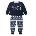 thumbnail image 2 of Famille Correspondant Pyjama de Noël Ensemble Coton Cerf Pyjamas de Nuit Papa Maman Enfants Bébé PJs, 2 of 5