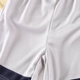thumbnail image 6 of Amidoa Boys Summer Outfits 2 Piece Cute Short Sleeve Top and Casual Shorts Kids Clothing Sets Gray Size 6, 6 of 9