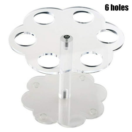 

Acrylic Ice Cream Stand Cake Cone Stand Holder 6 Cones Wedding Buffet Display