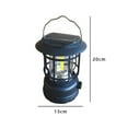 thumbnail image 2 of Solar LED Camping Lantern, Bright Portable Survival Lanterns,Multifunctional retro camp lamp - Large, 2 of 5