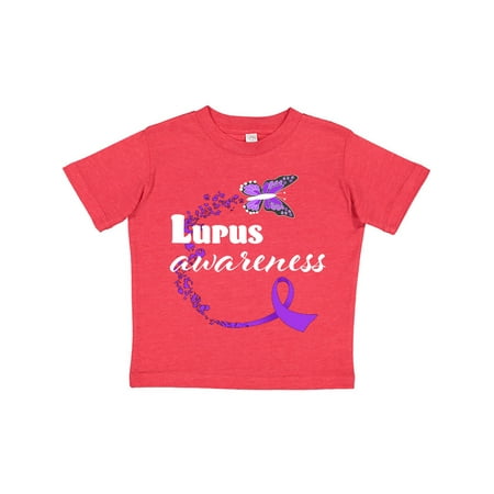

Inktastic Lupus Awareness butterfly ribbon Gift Toddler Boy or Toddler Girl T-Shirt