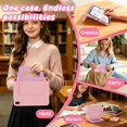 thumbnail image 4 of Kids Shockproof Case for iPad Mini 6/7 8.3", Built-in Handle & Kickstand, 4 of 8